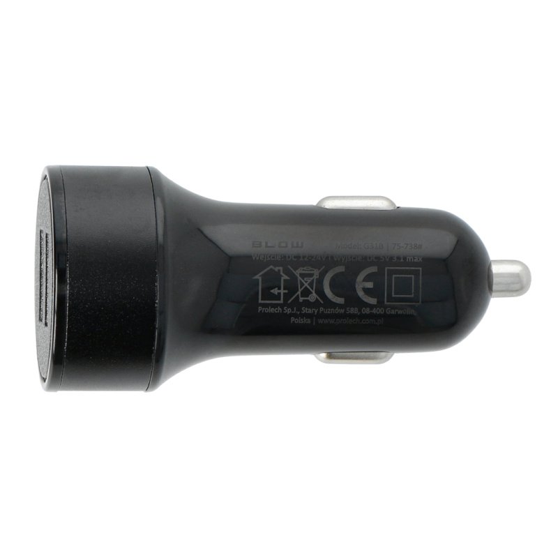 Blow G31B 5V / 3,1A 2x USB nabíječka / adaptér do auta