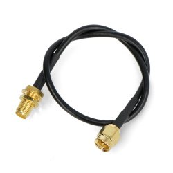 Interface Cable - SMA Male to SMA Female (25cm, RG174)