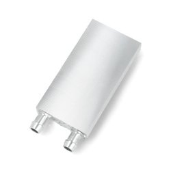 Chladící vodní blok 40x80mm - hliníkový chladič pro Peltierovy články