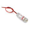 Laserová dioda 1mW červená 650nm 5V - křížová - zdjęcie 3