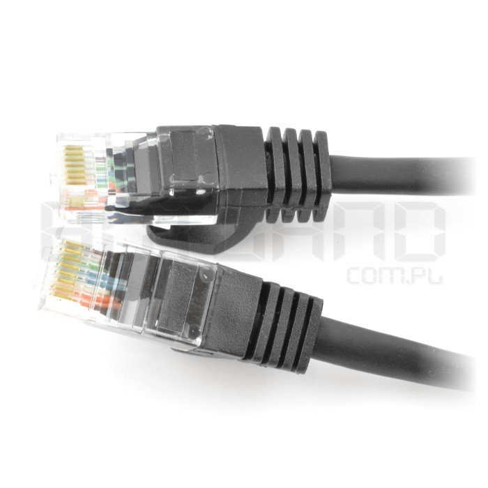 Síťový kabel Ethernet Patchcord UTP 5e 0,5 m - žlutý