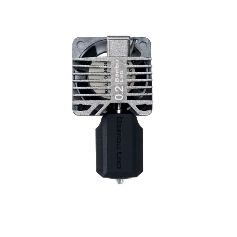 Complete hotend assembly with stainless steel nozzle -0.2mm