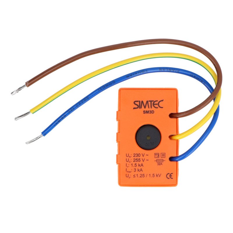 Iskiernikowo - warystorowy ogranicznik przepięć SM3D SIMTEC