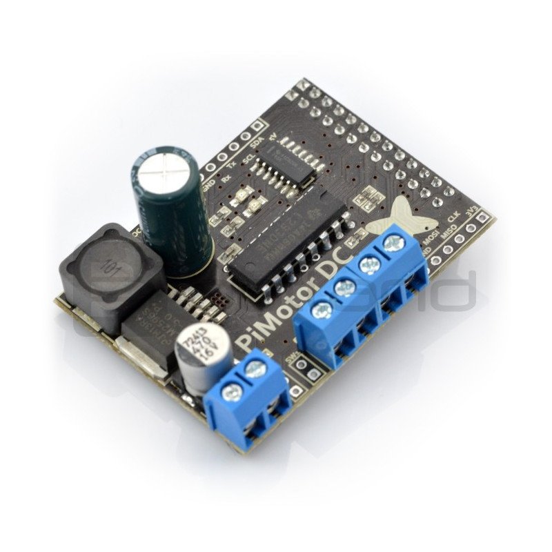 PiMotor - dvoukanálový ovladač motoru - překrytí pro Raspberry Pi