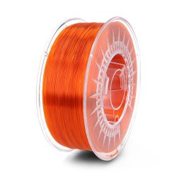 Filament Devil Design PETG 1,75 mm 1 kg - jasně oranžová transparentní