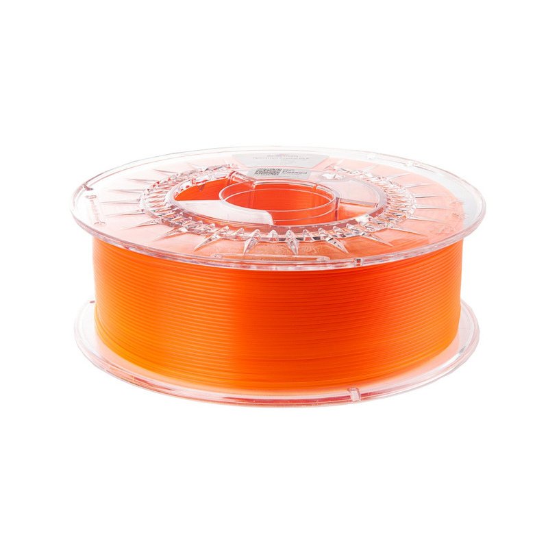 Filament PLA Crystal 1.75mm NEON ORANGE 1kg