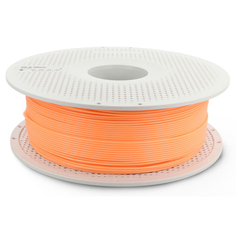 Bambu PLA Glow - Glow Orange-with Bambu Reusable Spool