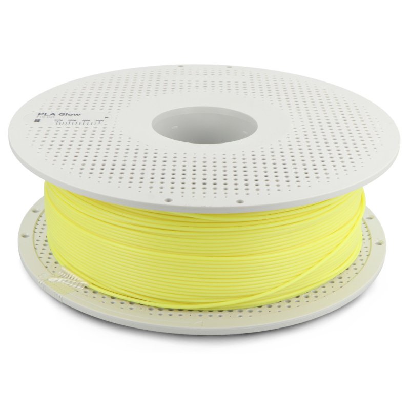 Bambu PLA Glow - Glow Yellow-with Bambu Reusable Spool