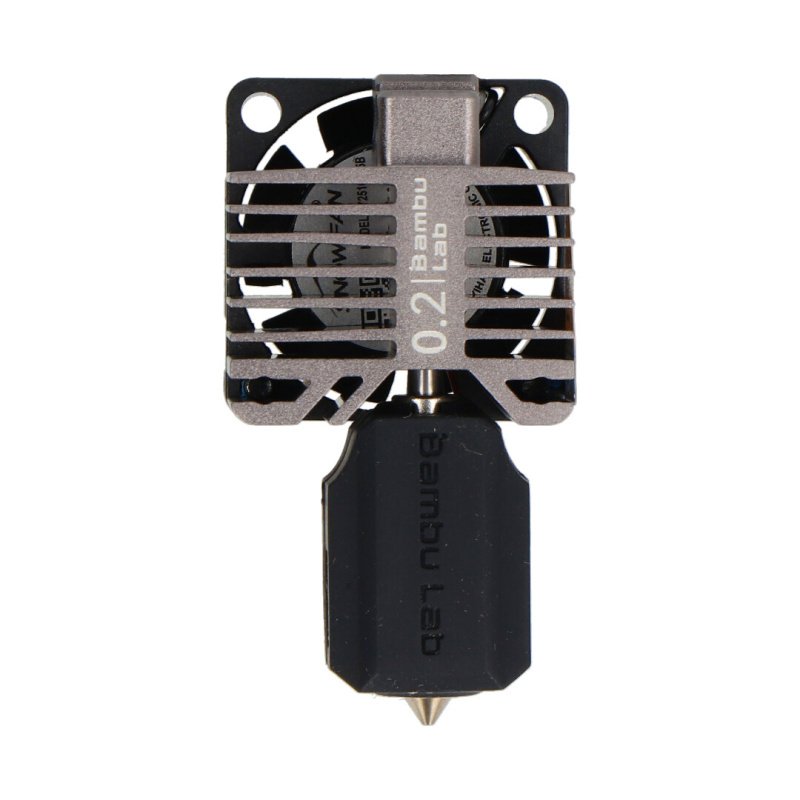 Complete hotend assembly with stainless steel nozzle -0.2mm