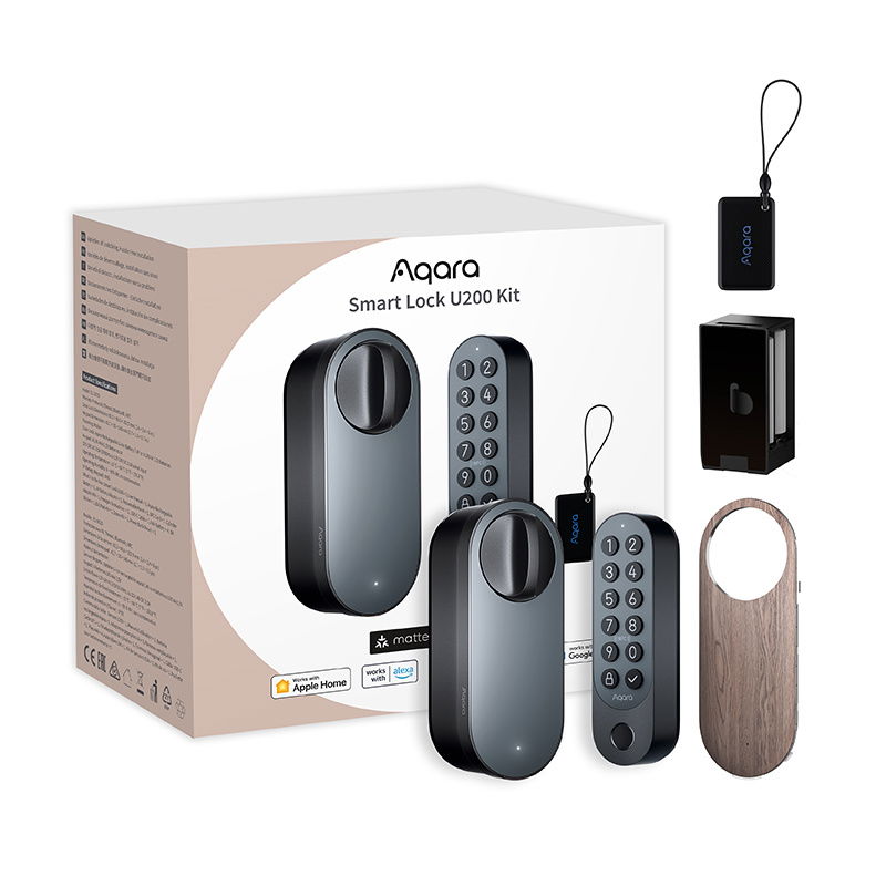 Aqara Smart Lock U200 Ultimate Kit - chytrý zámek dveří - černý