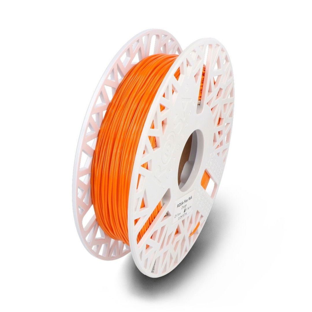 Filament Rosa3D Flex 96A 1,75mm 0,5kg - Oranžový