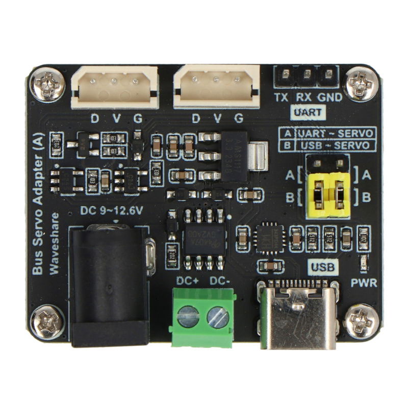 Serial Bus Servo Driver Board, Integrates Servo Power Supply