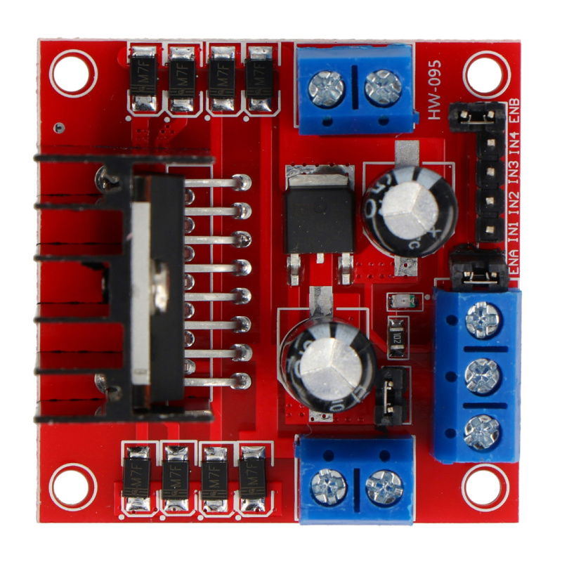 L298N - dvoukanálový budič motoru - modul 12V / 2A