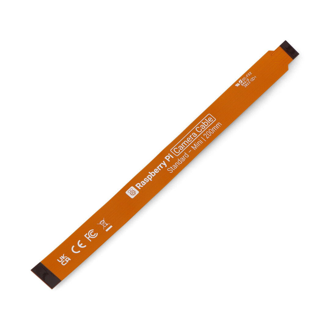 Páska Raspberry Pi - kamera 22 vodičů, rozteč 0,5 mm - 15 vodičů, rozteč 1 mm - 20 cm