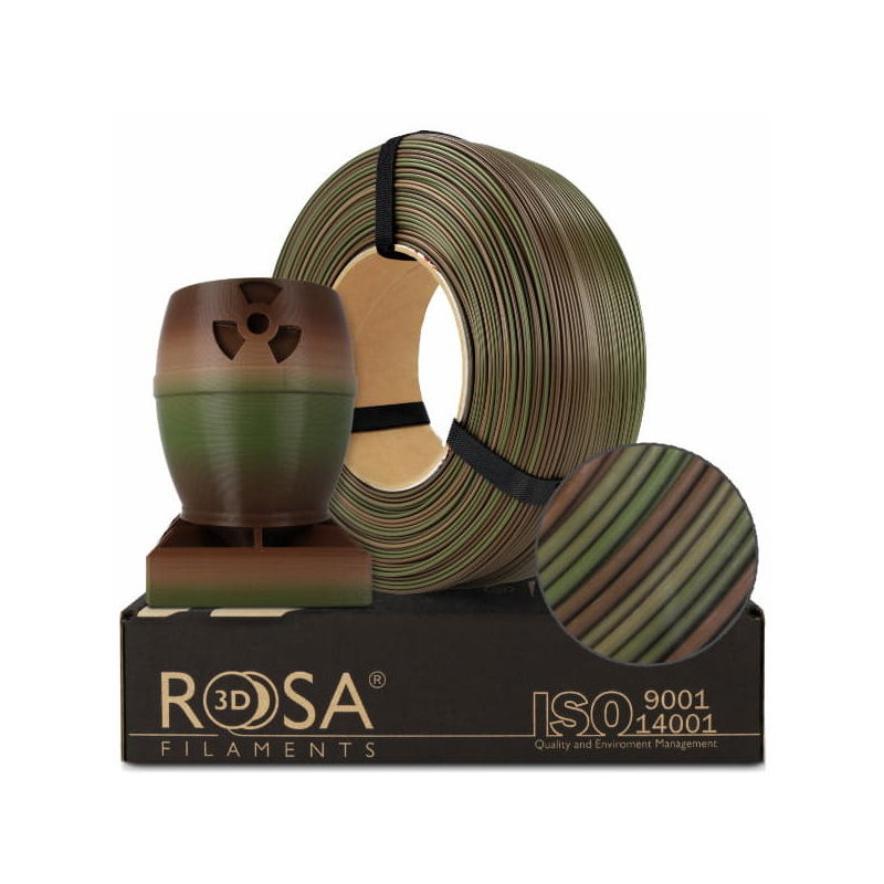 Filament Rosa3D Náplň PLA Rainbow 1,75mm 1kg - Army Forest