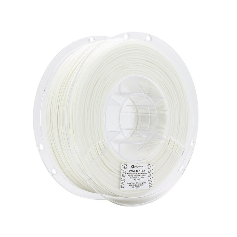 Filament Polymaker PolyLite PLA PRO White 1,75mm 1kg