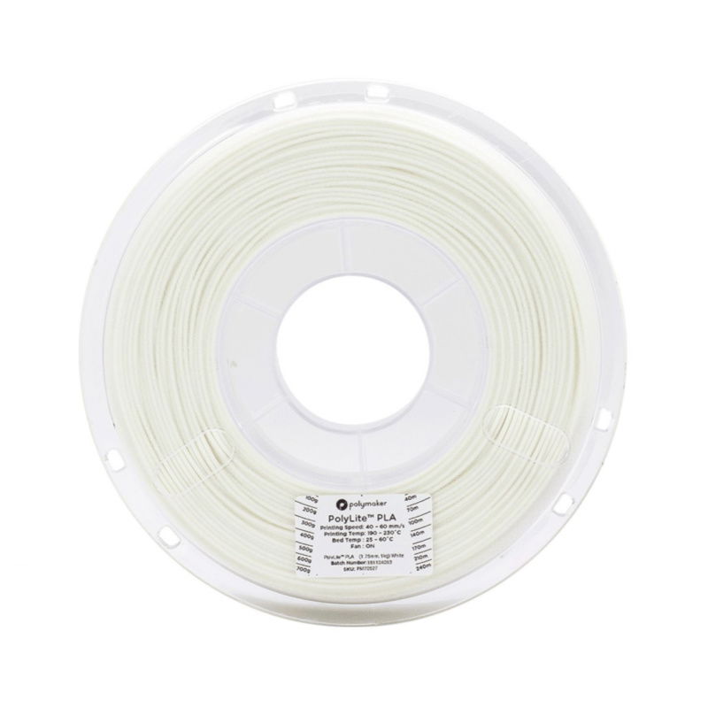 Filament Polymaker PolyLite PLA PRO White 1,75mm 1kg