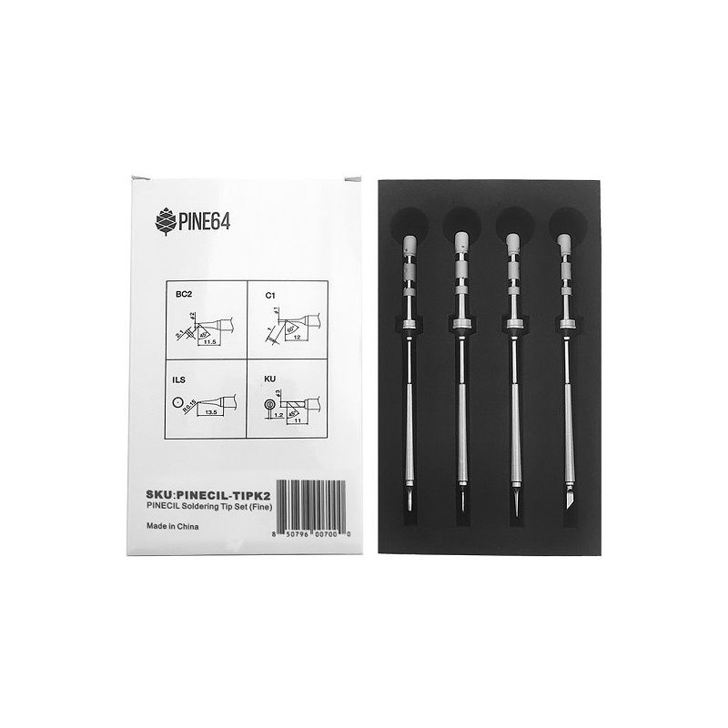 PINECIL Soldering Normal Tip Set (Fine)