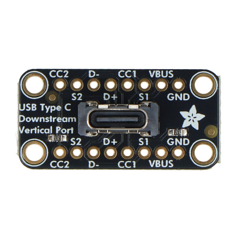 Adafruit USB Type C Vertical Breakout - Downstream Connection