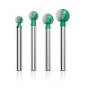 6-handle engraving ball knife green 5PCS - zdjęcie 3