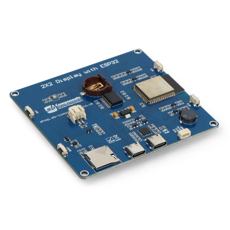 2x2 Display Board Powered with ESP32 S3 WROOM-1 (kwadratowe