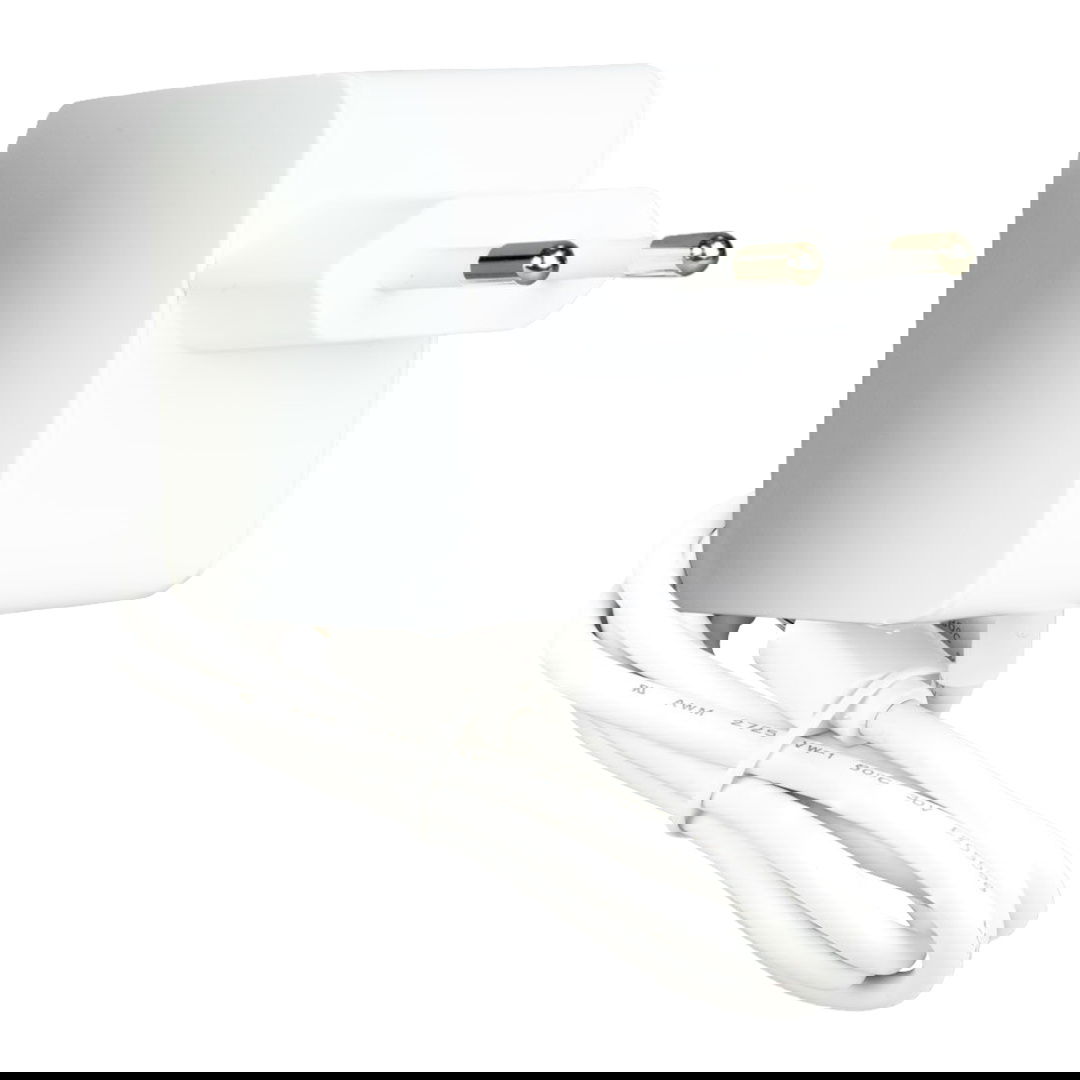 Raspberry Pi 45W USB-C napájecí zdroj - oficiální USB C napájecí zdroj 5,1V/5A pro Raspberry Pi 5 - bílý