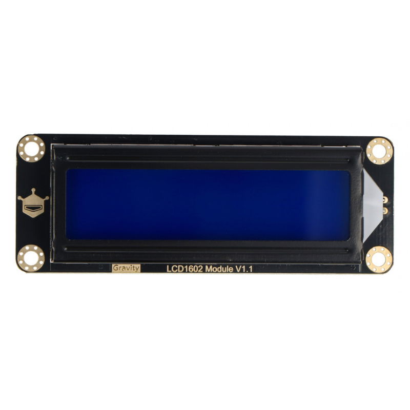 DFRobot Gravity - 2x16 I2C LCD displej - modrý