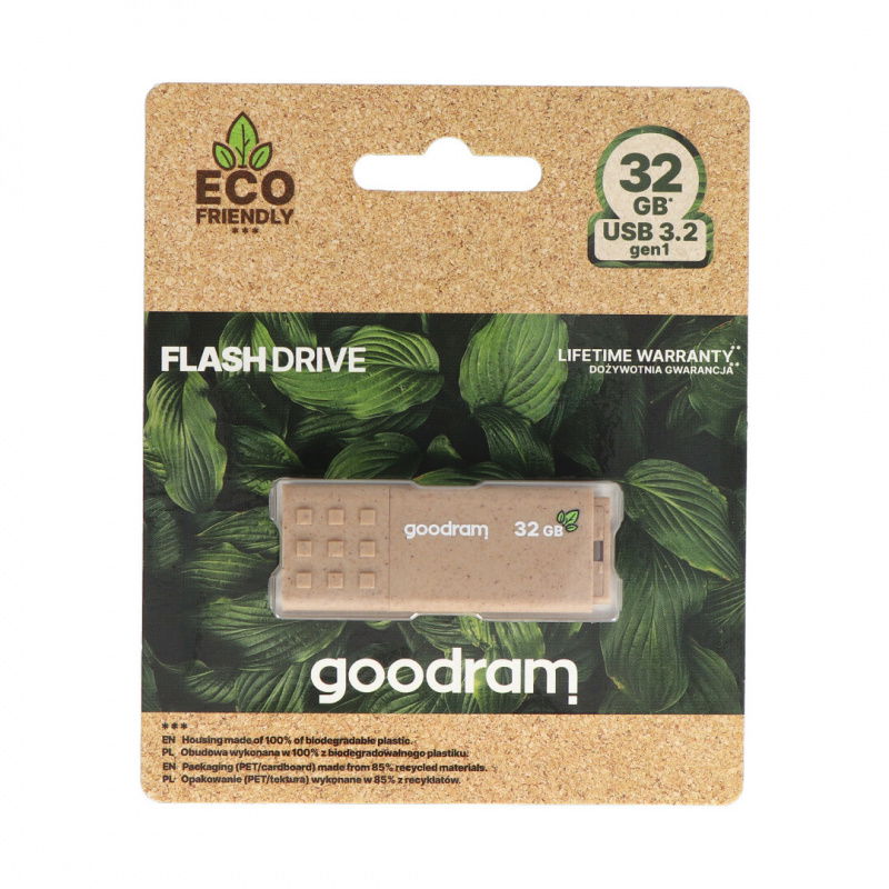 GoodRam Flash Drive - USB 3.2 Pendrive - UME3 Eco Friendly - 32