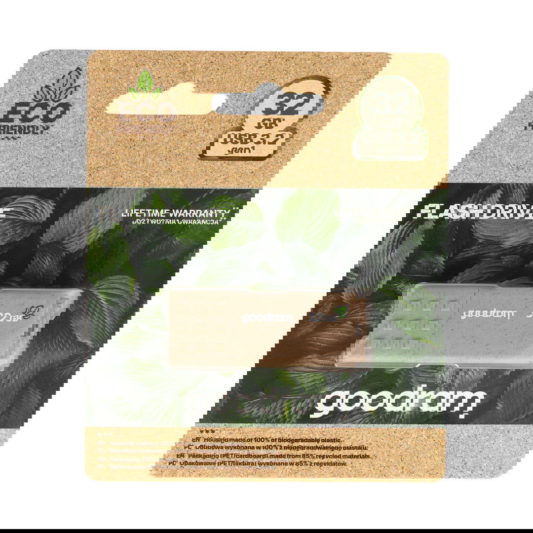 GoodRam Flash Drive - USB 3.2 Pendrive - UME3 Eco Friendly - 32