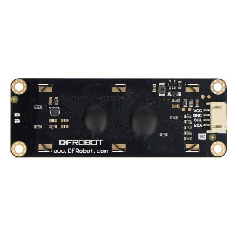 DFRobot Gravity - LCD displej 2x16 I2C - šedý - pro Arduino