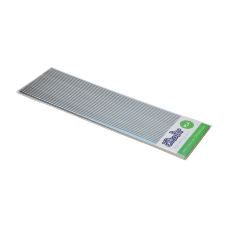 Filament 3Doodler Create i PRO, PLA, 3mm, 25 sztuk, Robo Silver