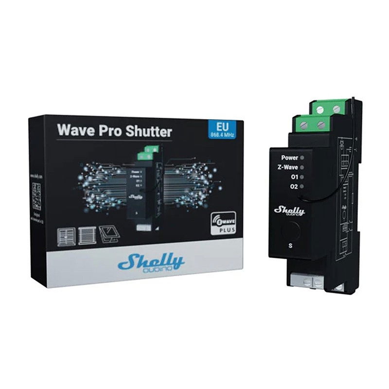Przekaźnik DIN z pomiarem energii Shelly Qubino Wave Pro Shutter