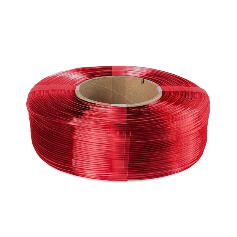 The Filament ReFill PETG 1.75mm TRANSPARENT RED 1kg