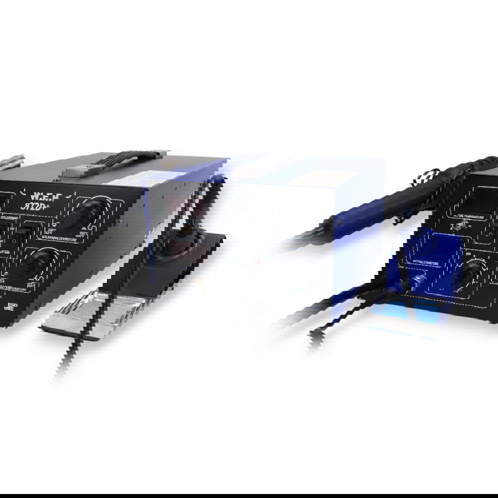 2v1 horkovzdušná pájecí stanice s hrotem WEP 872D + kompresor - 700W