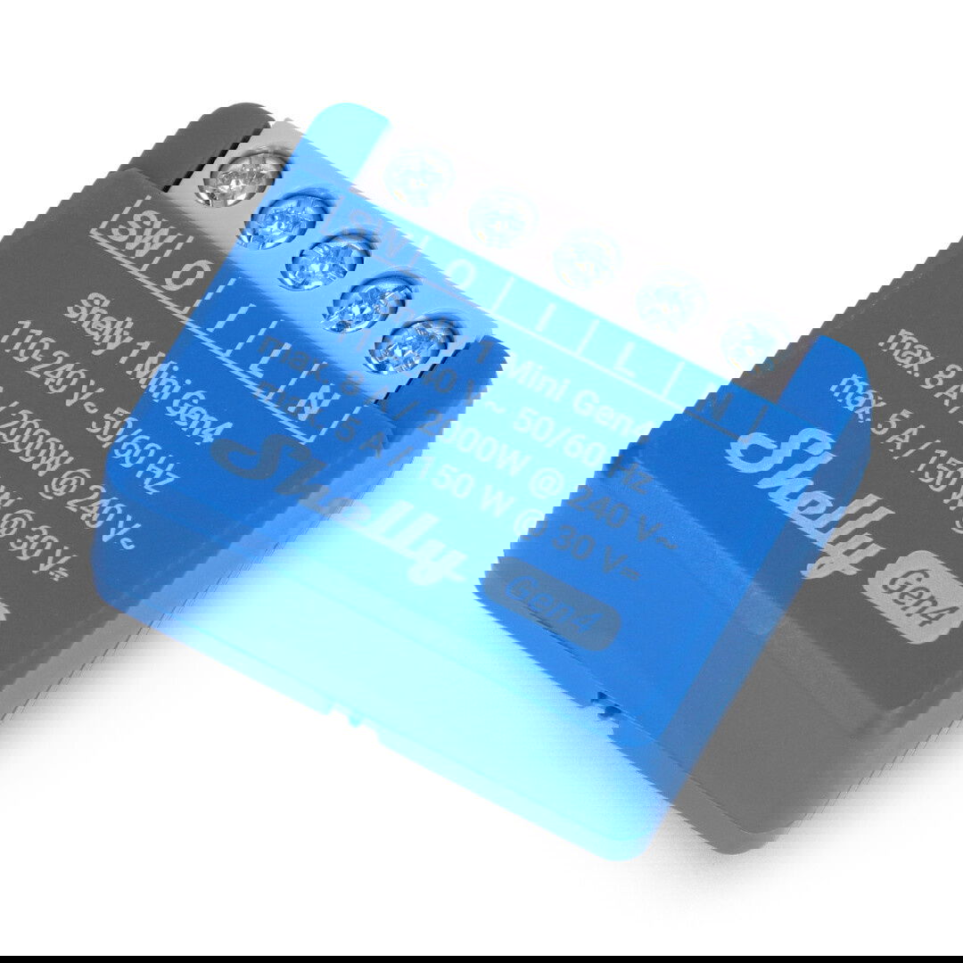 Sterownik Shelly 1 Mini Gen4 Zigbee/Matter