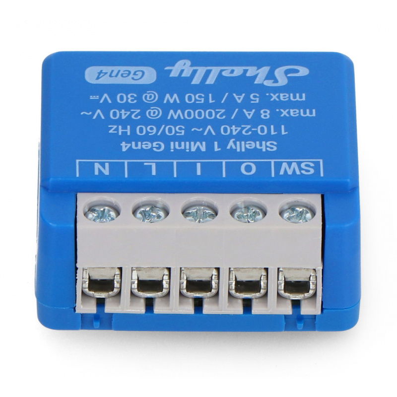 Sterownik Shelly 1 Mini Gen4 Zigbee/Matter