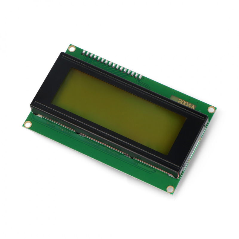 LCD displej 4x20 znaků zelený s konektory - justPi