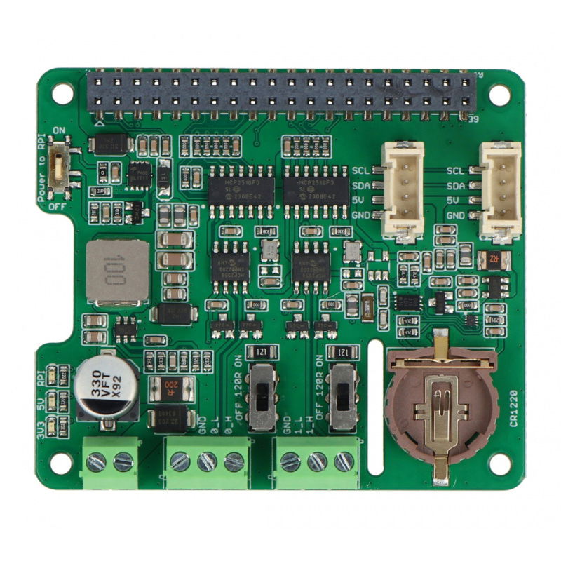 Dvoukanálové překrytí CAN BUS pro Raspberry Pi - Seeedstudio