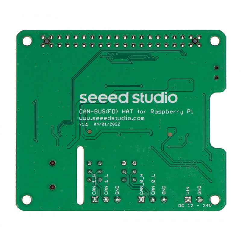 Dvoukanálové překrytí CAN BUS pro Raspberry Pi - Seeedstudio