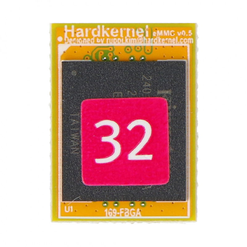 32GB paměťový modul eMMC s Linuxem pro Odroid N2