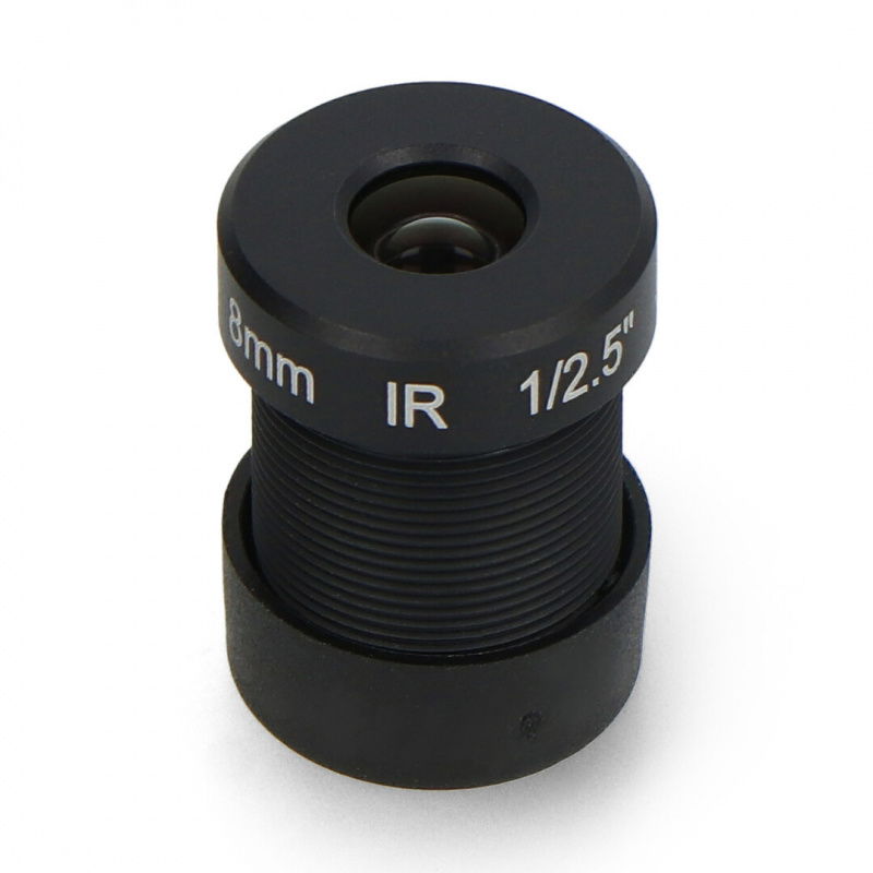 Arducam 1/2.5" M12 Mount 8mm Focal Length Camera Lens M2508ZH02