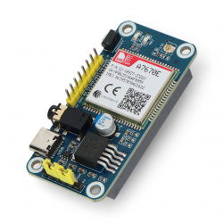 A7670E LTE Cat -1 HAT pro Raspberry Pi, vícepásmová, 2G GSM /