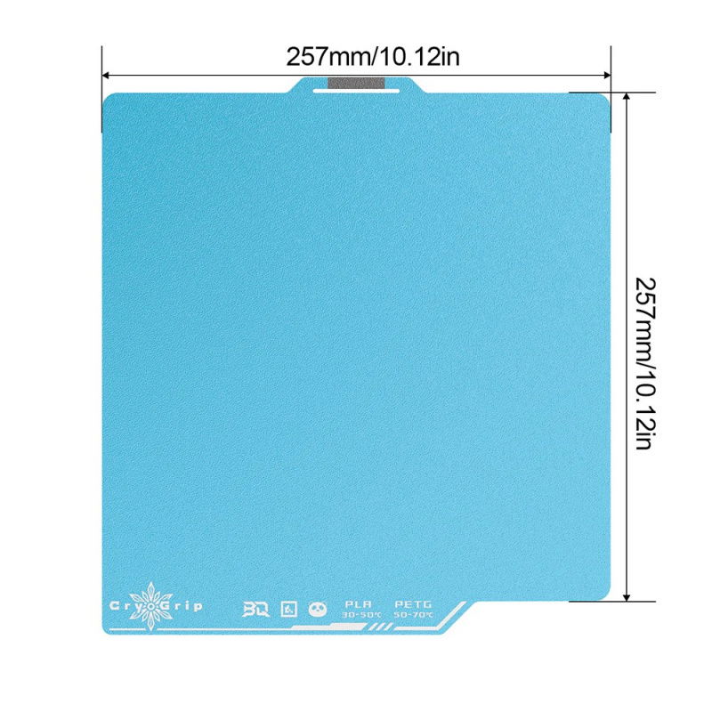 BIQU Panda Buildplate CryoGrip Pro Frostible 257*257