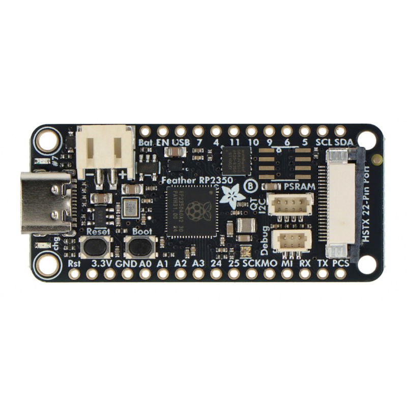 Adafruit Feather RP2350 with HSTX Port