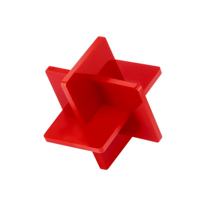 3mm Red Opaque Glossy Acrylic (3PCS) - YB002