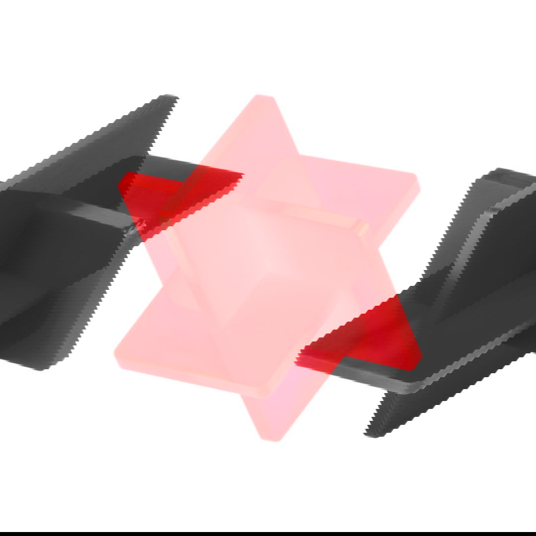 3mm Red Opaque Glossy Acrylic (3PCS) - YB002