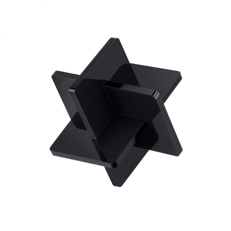 3mm Black Opaque Glossy Acrylic (3PCS) - YB001