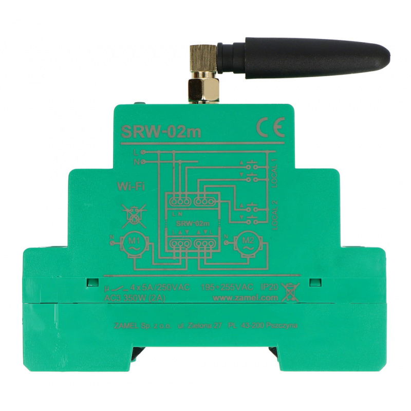 Sterownik rolet Wi-Fi 2-rolety modułowy - Supla