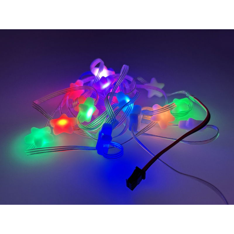 Adafruit NeoPixel LED Star Shape Pixel Strand - 20 LED