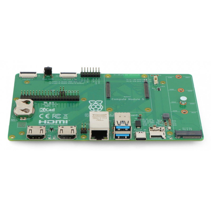 Raspberry Pi Compute Module 5 IO Board R2 - rozšiřující deska